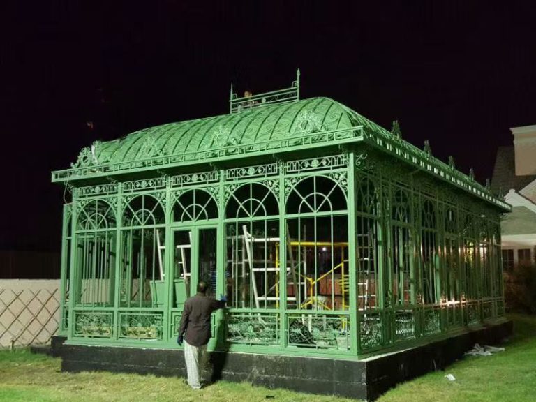 hot dip-galvanizing Steel greenhouse